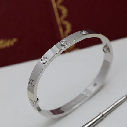Elegant 4 Diamonds Love Bracelet