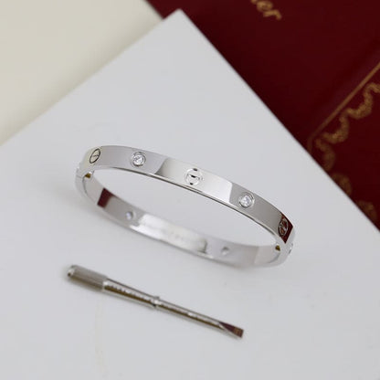 Elegant 4 Diamonds Love Bracelet