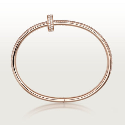 Juste Un Clou PavĂ© Cubic Zirconia Bangle Bracelet