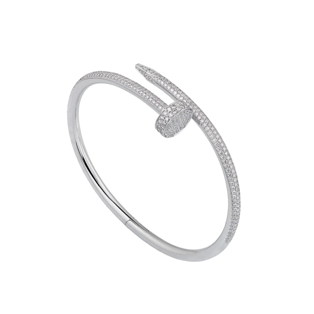Juste Un Clou PavĂ© Cubic Zirconia Bracelet