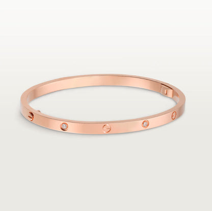 Small 4 Diamonds Love Bracelet