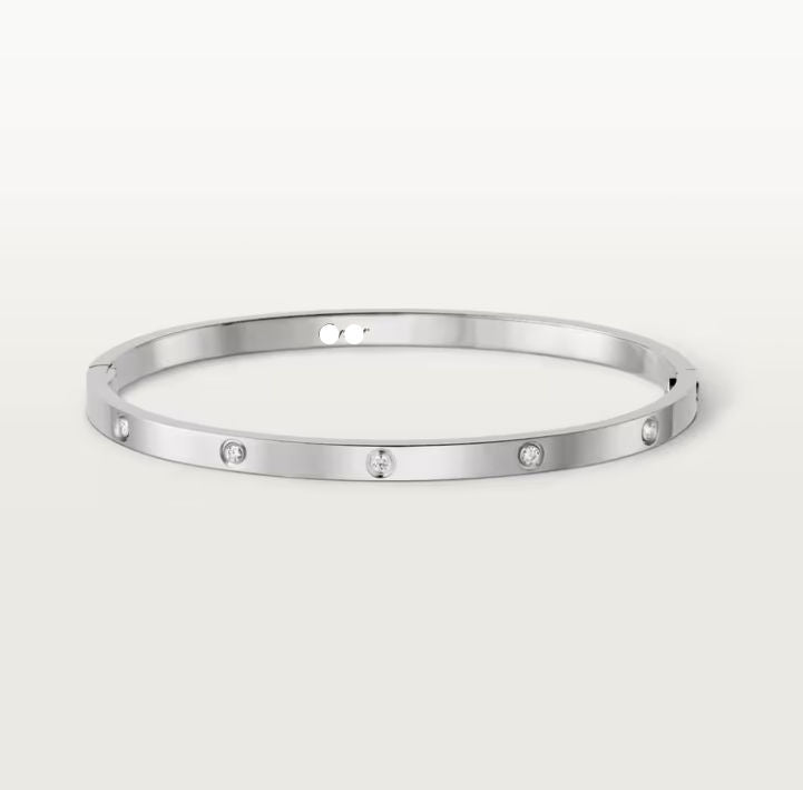 Small 10 Diamonds Love Bracelet Timeless Luxury