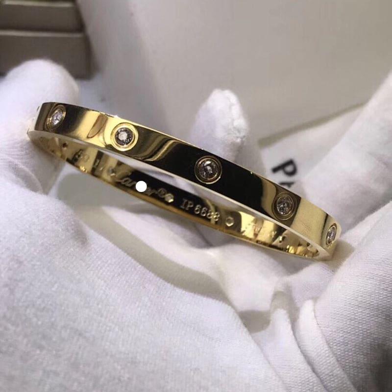 Classic 10 Diamonds Love Bracelet