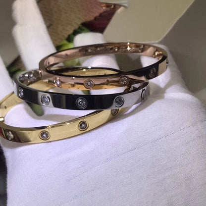 Classic 10 Diamonds Love Bracelet