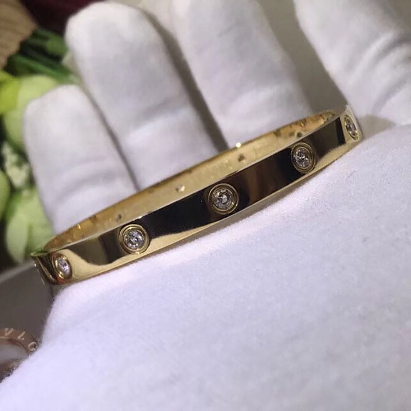 Classic 10 Diamonds Love Bracelet