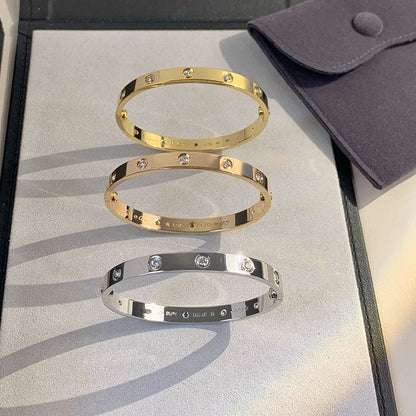 Classic 10 Diamonds Love Bracelet