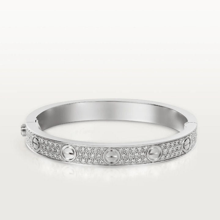 Love Diamonds Paved Bracelet