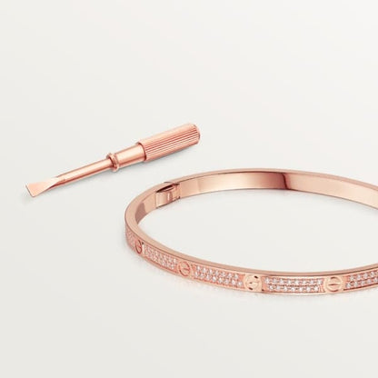 Small Love Diamonds Paved Bracelet
