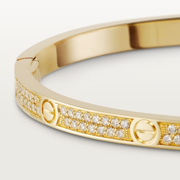 Small Love Diamonds Paved Bracelet