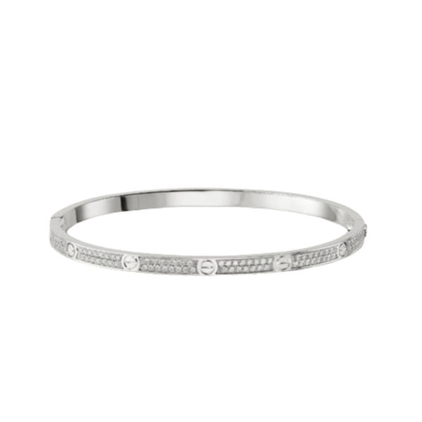 Small Love Diamonds Paved Bracelet