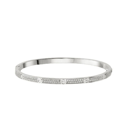 Small Love Diamonds Paved Bracelet