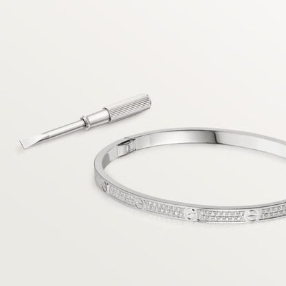 Small Love Diamonds Paved Bracelet