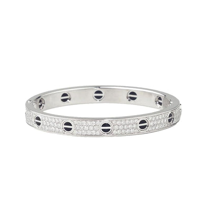Love Paved Ceramic Bracelet