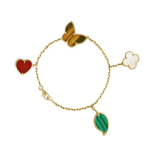 Lucky Alhambra Four Motifs Clover Bracelet