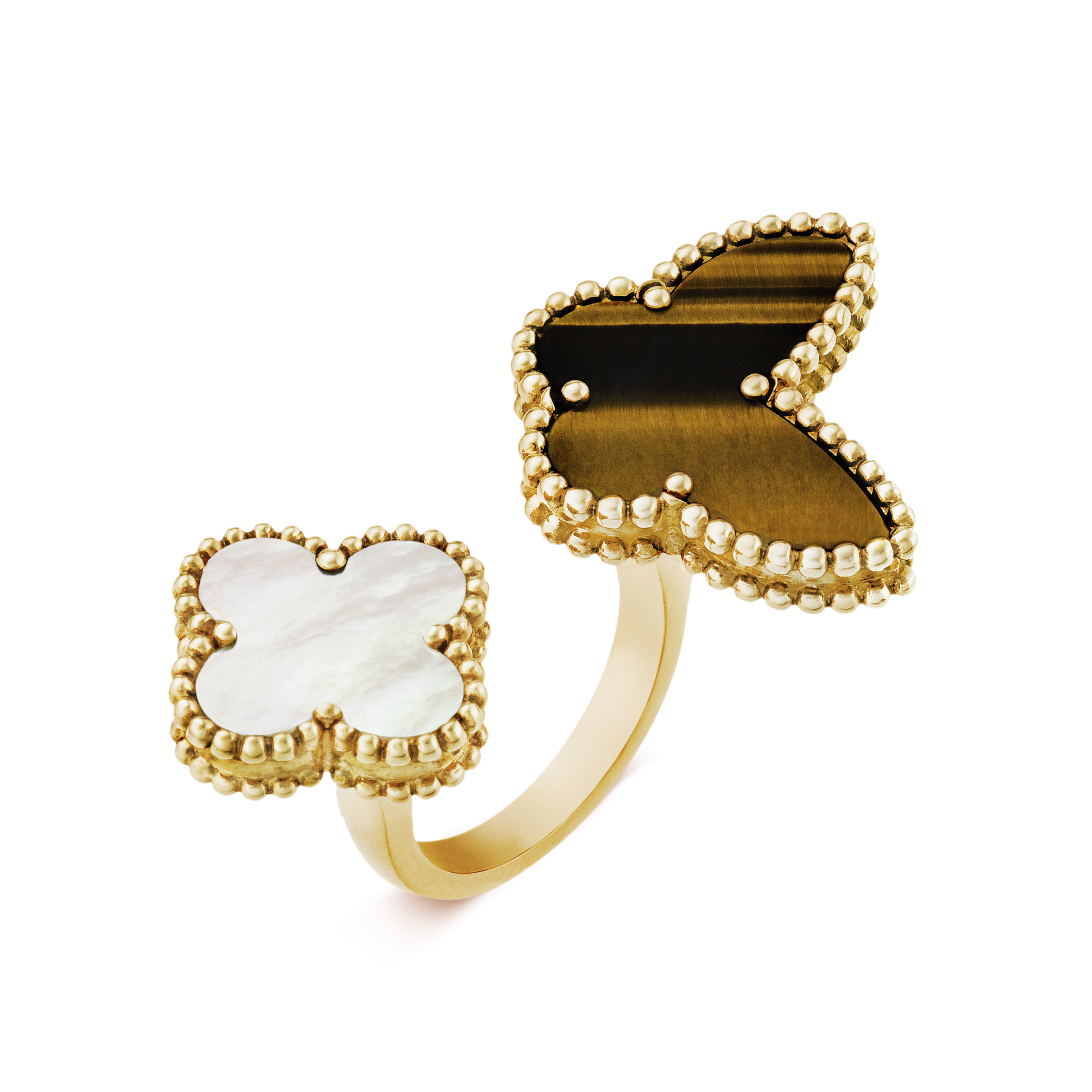 Lucky Alhambra Inspired Between The Finger Ring