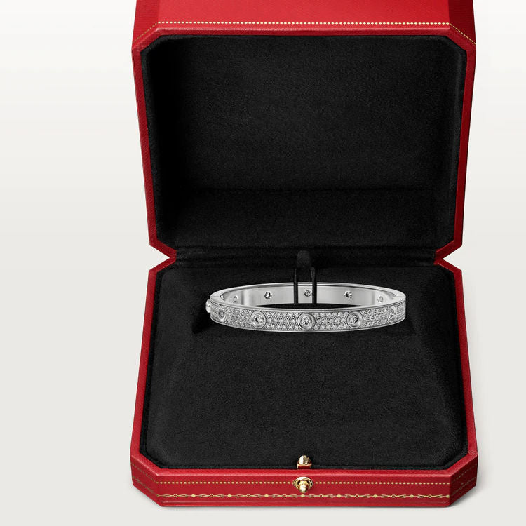 PavĂ©d Diamonds Love Bracelet