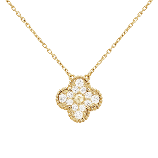 Sweet Alhambra Floral Pendant Necklace