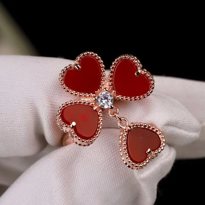 Sweet Alhambra Effeuillage Clover Ring