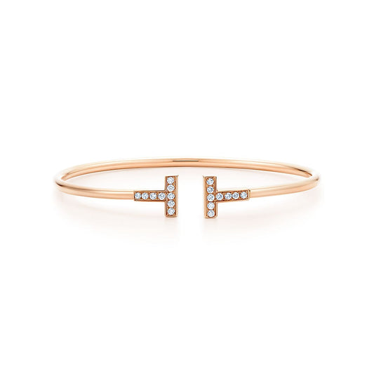 T Wire Small Cubic Zirconia Bracelet
