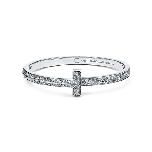 T1 Wide Hinged Bangle Bracelet