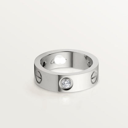 Love 3 Diamonds Wedding Ring