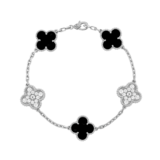 Vintage Alhambra Five Motifs Clover Elegance Bracelet