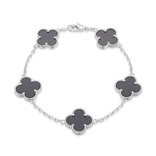 Vintage Alhambra Five Motifs Clover Bracelet