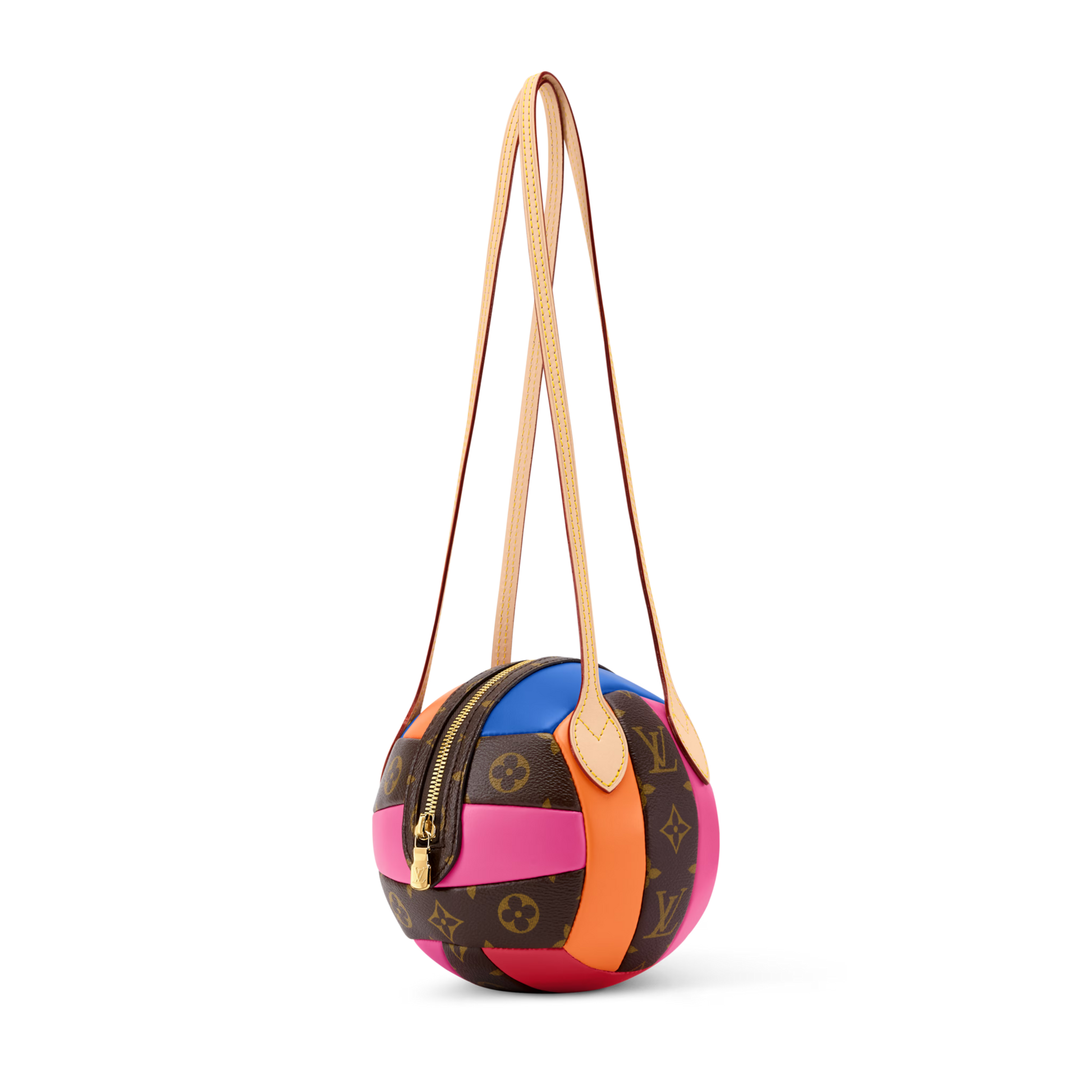 Ace Bag Monogram Pop Coated Canvas Gold-Toned Hardware