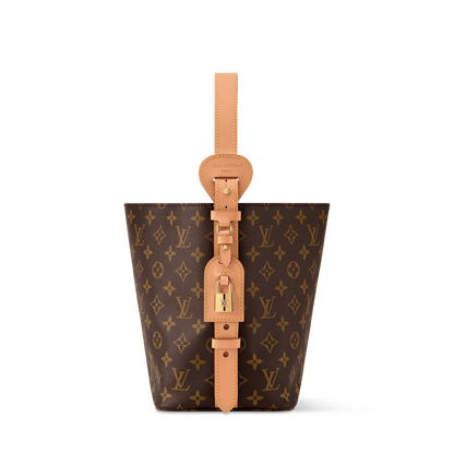 Women's All In MM Monogram Canvas Bucket Bag