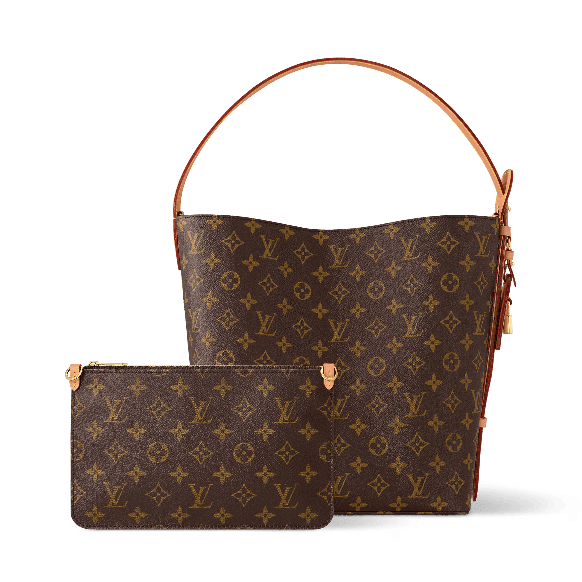 All In GM Monogram Coated Canvas Gold-Toned Hardware