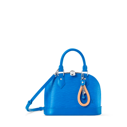 Women's Alma BB Ocean Blue Epi Leather Handbag