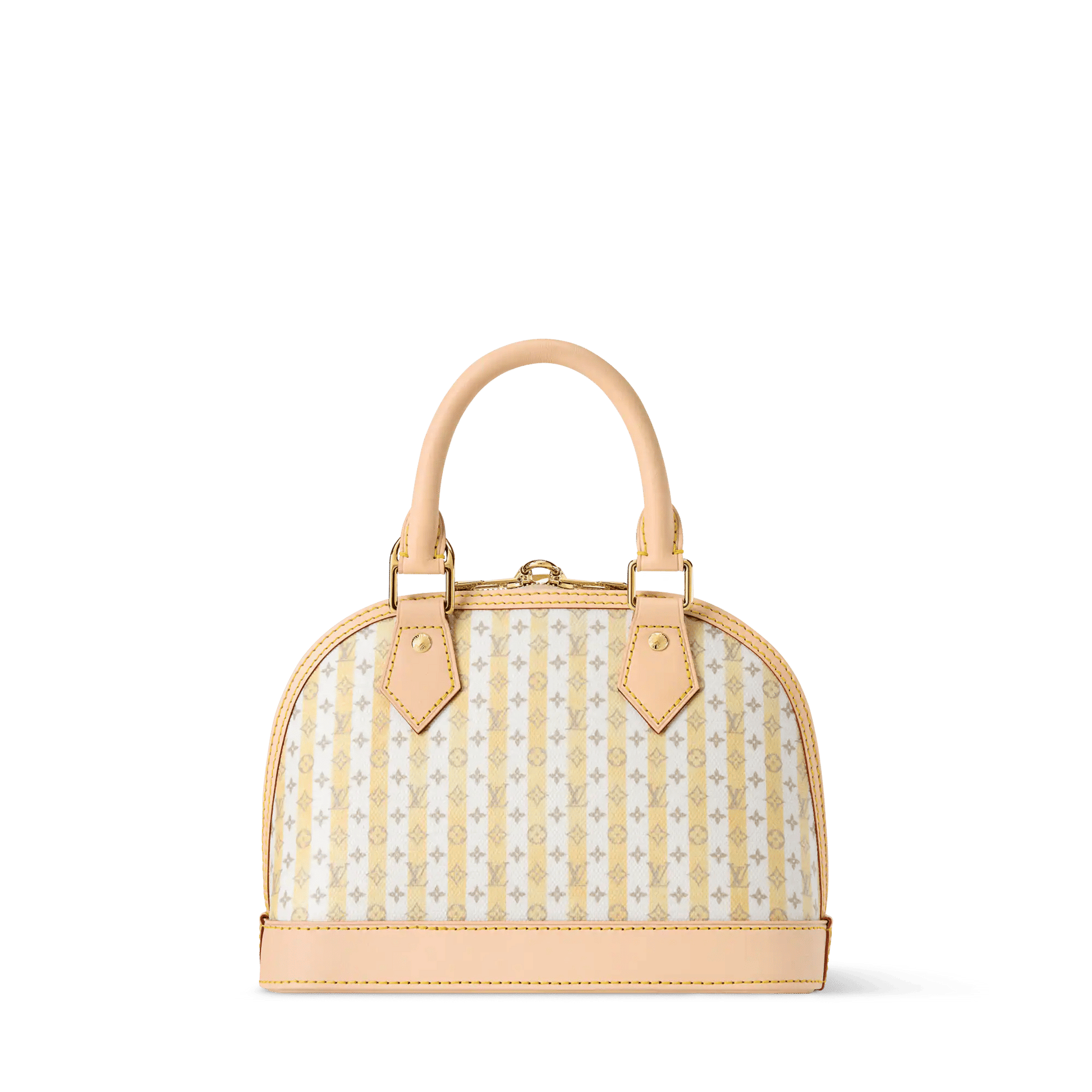 Women's Alma BB LV Stamp Banana Monogram Canvas Nano Bag