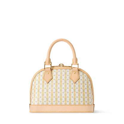 Women's Alma BB LV Stamp Banana Monogram Canvas Nano Bag