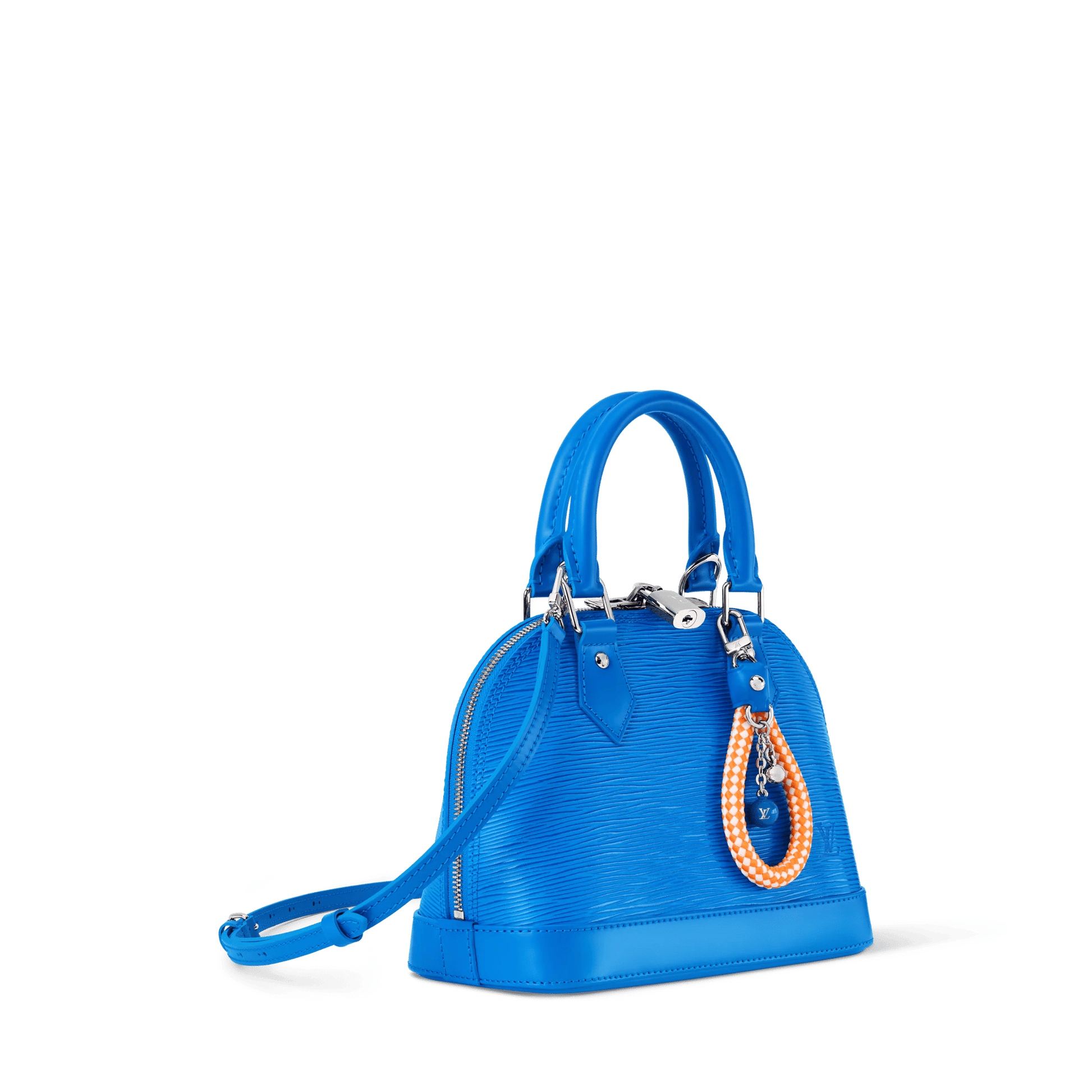 Women's Alma BB Ocean Blue Epi Leather Handbag