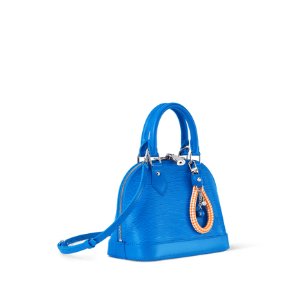 Women's Alma BB Ocean Blue Epi Leather Handbag