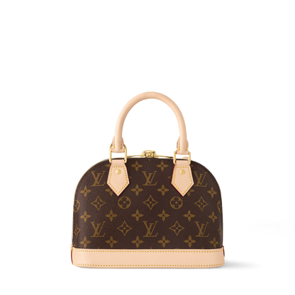 Alma BB Monogram Coated Canvas Gold-Toned Hardware