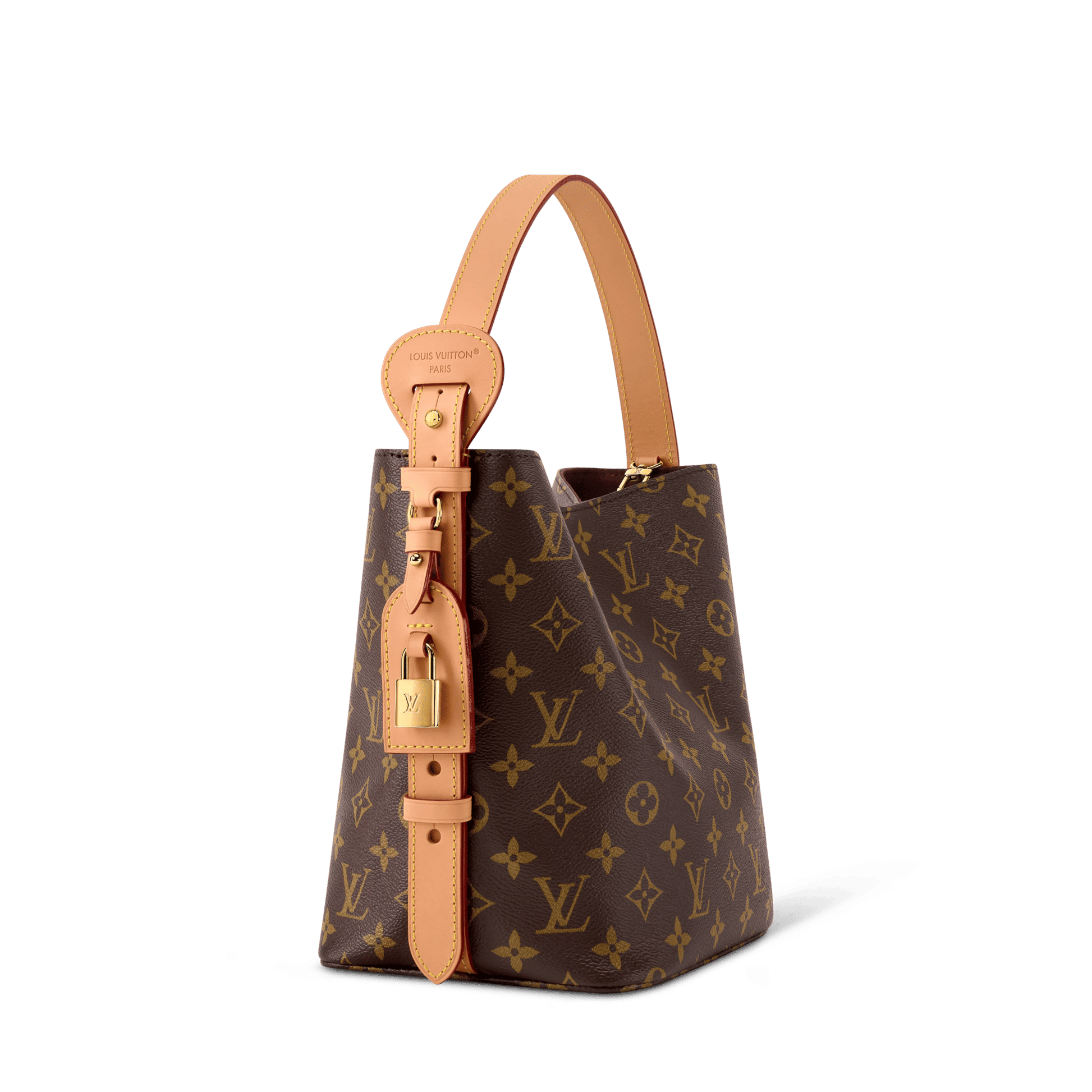 Women's All In MM Monogram Canvas Bucket Bag