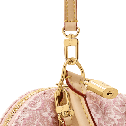 Women's Alma BB Monogram Emblème Rose Ruban Bag