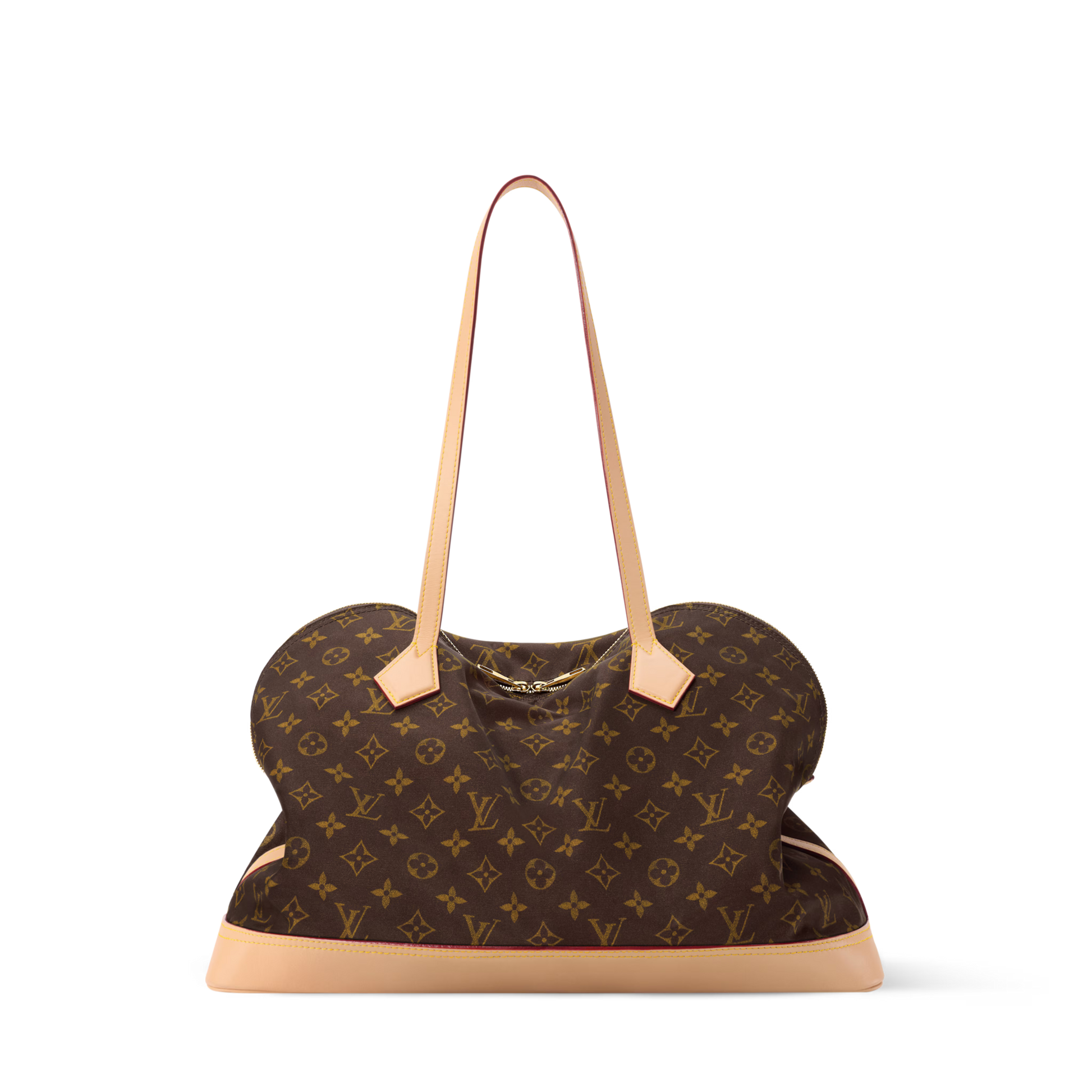 Alma Shoulder MM Monogram Silk Tech Gold-Toned Hardware