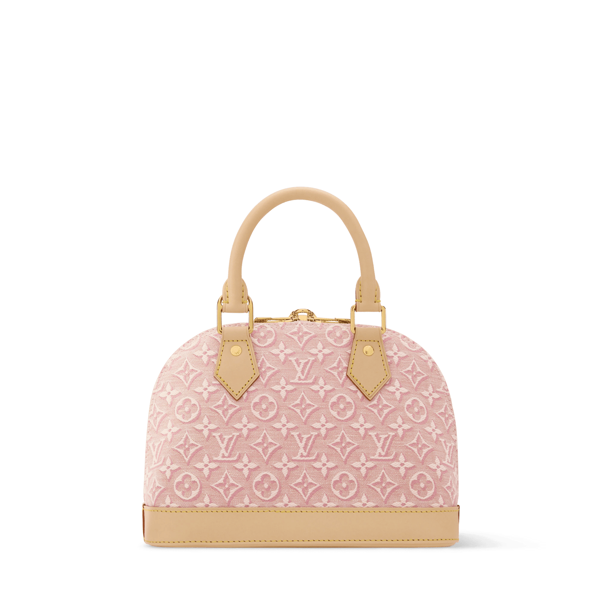 Women's Alma BB Monogram Emblème Rose Ruban Bag