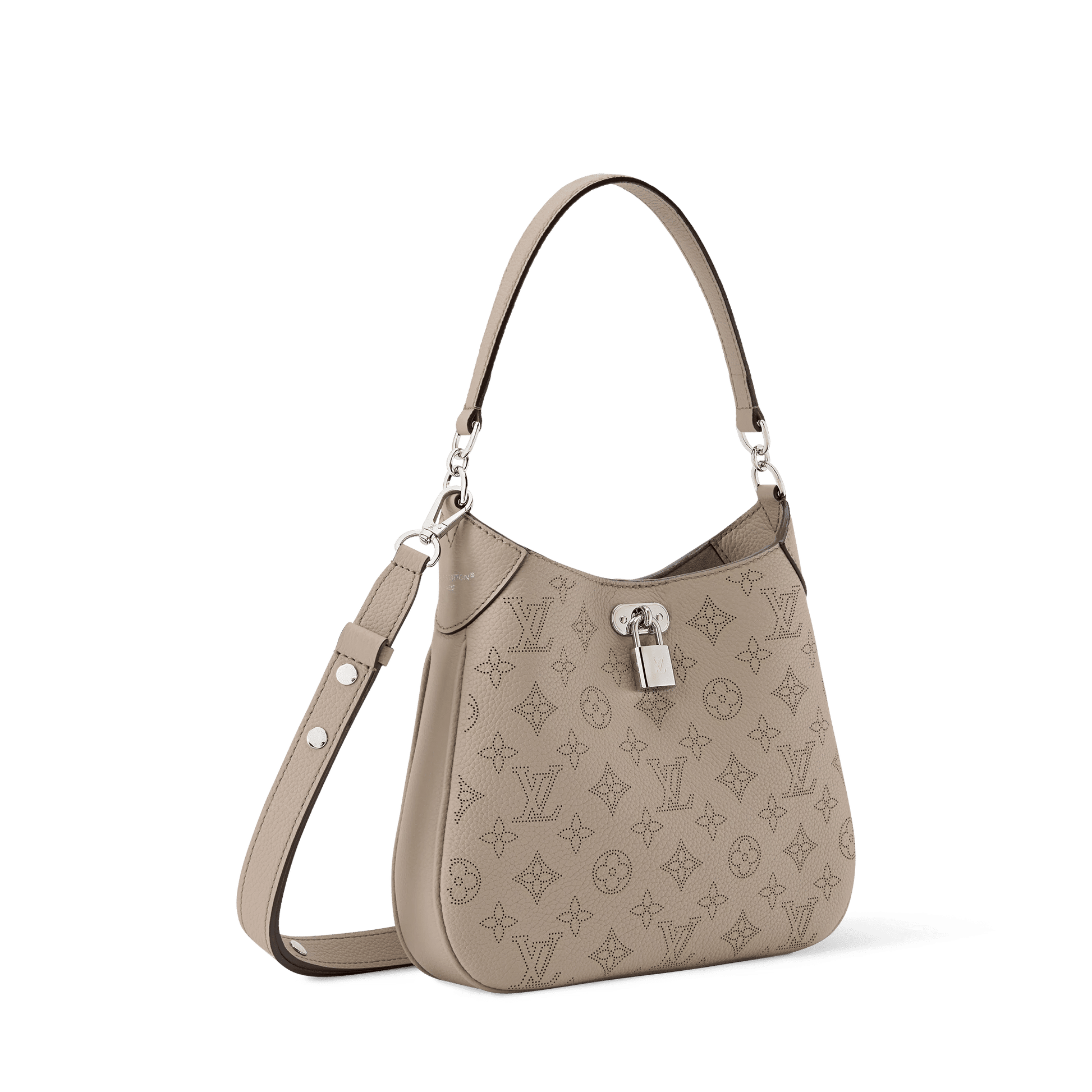 Women's All Around PM Galet Perforated Mahina Calfskin Leather Tote Bag M27336
