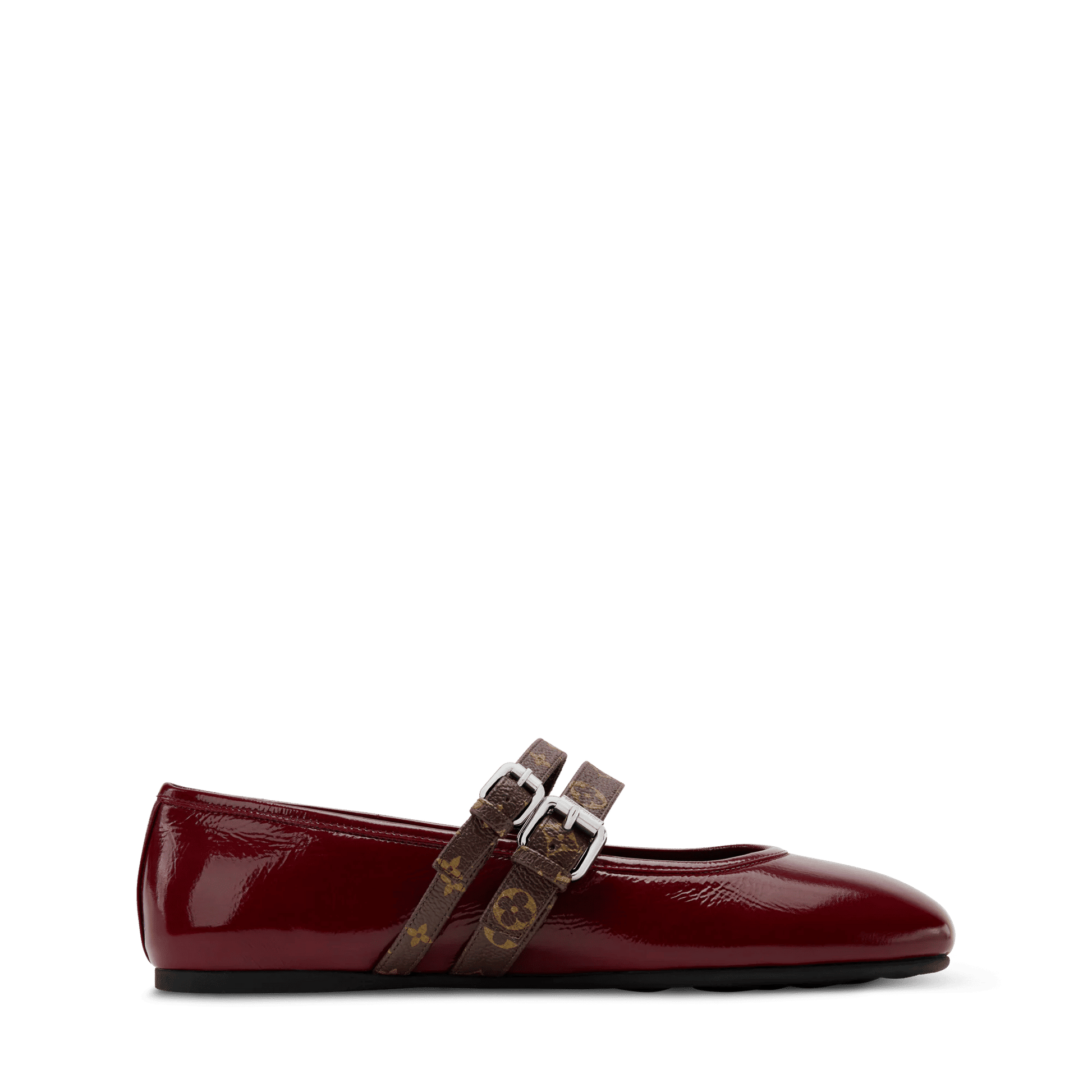 Women's Bella Mary-Jane Ballerina Bordeaux Naplak Leather 1AJLPR