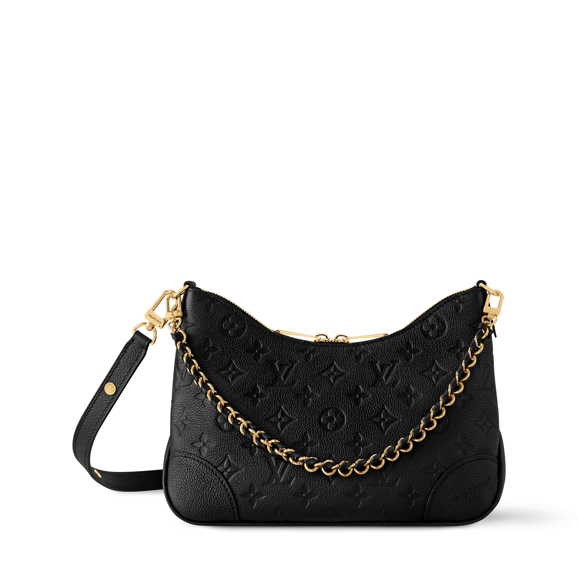Women's Boulogne PM Black Monogram Empreinte Leather Crossbody Bag M12930