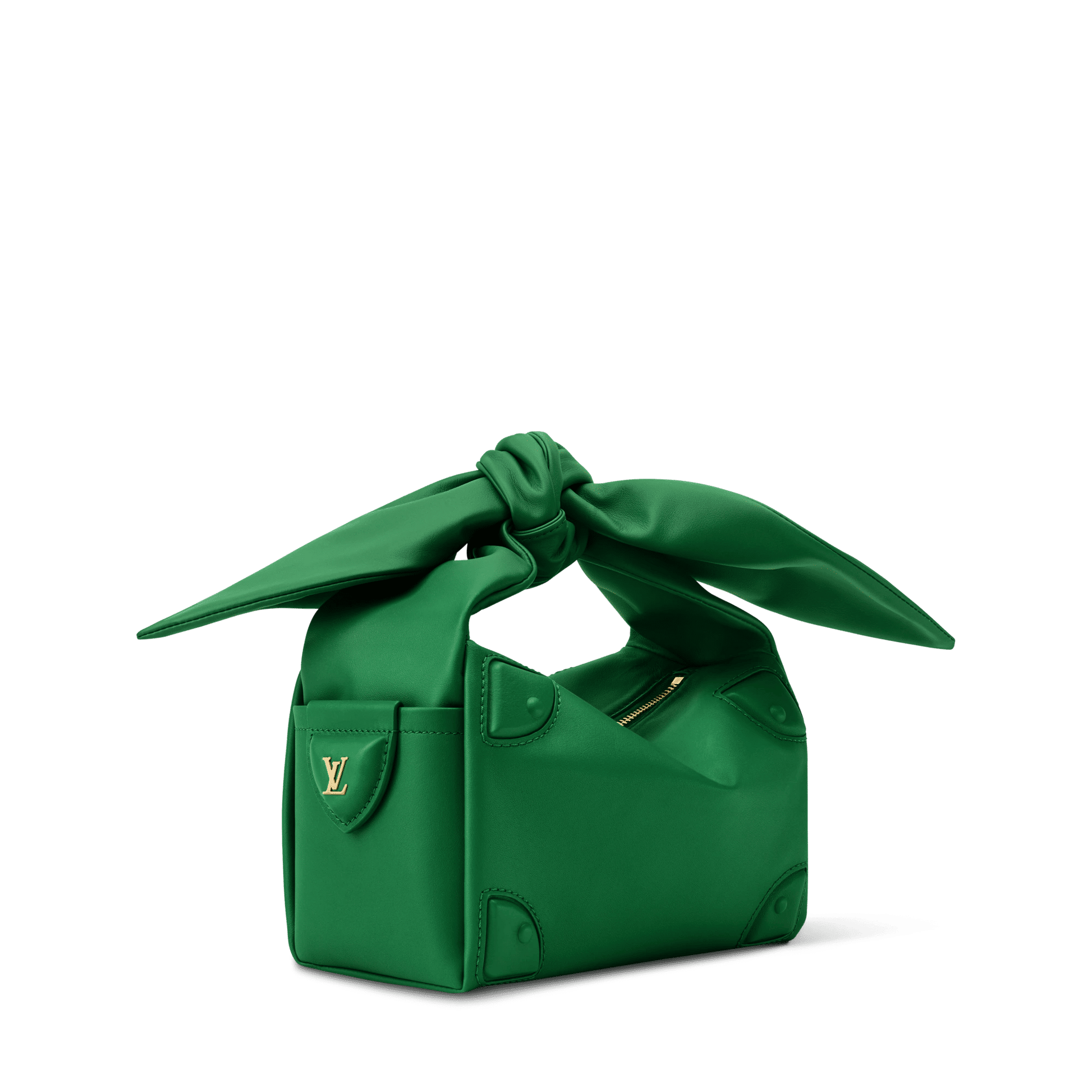 Women's Bundle Trunk Calfskin Gazon Green