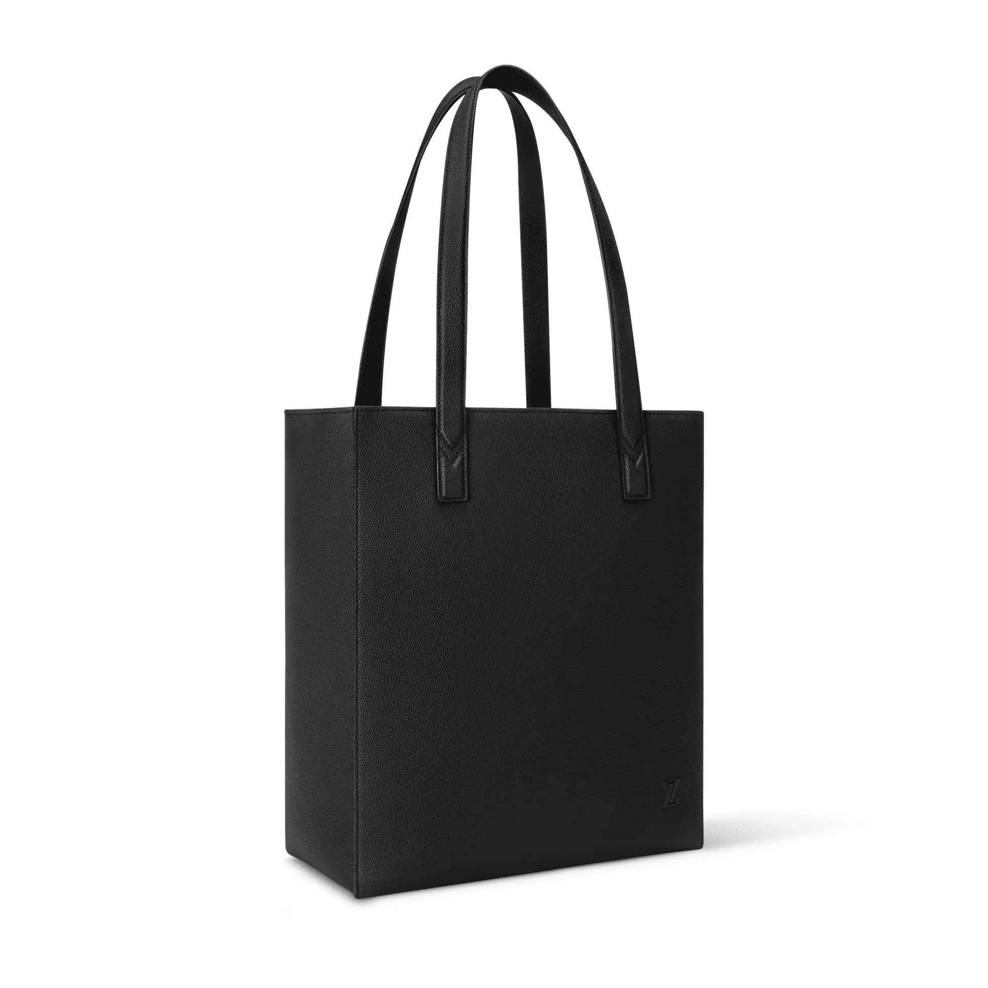 Men's Cabin Tote Waxy Calfskin Black