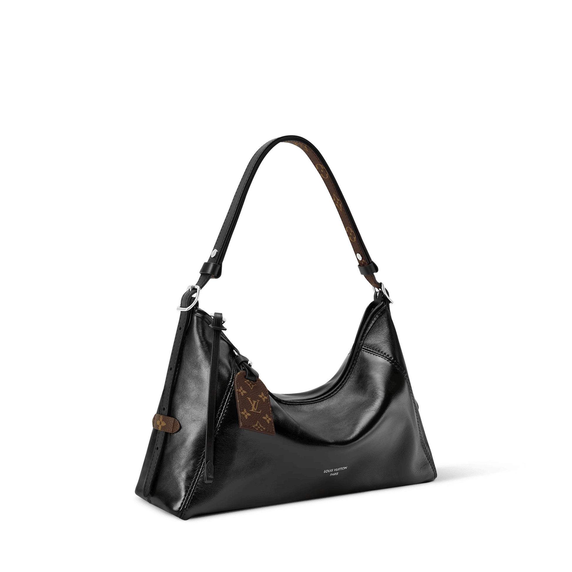 Women's CarryAll East West Black Lamb Leather Crossbody Bag M28160