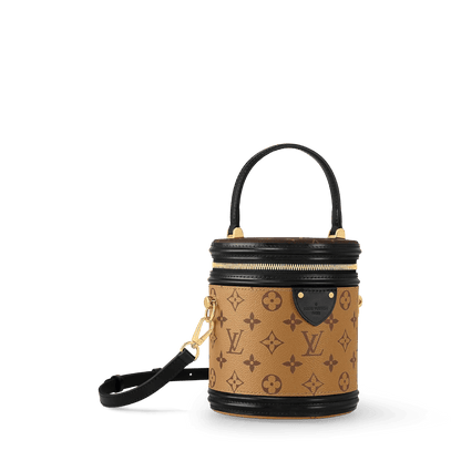 Women's Cannes Monogram Reverse Coated Canvas Shoulder Bag M43986
