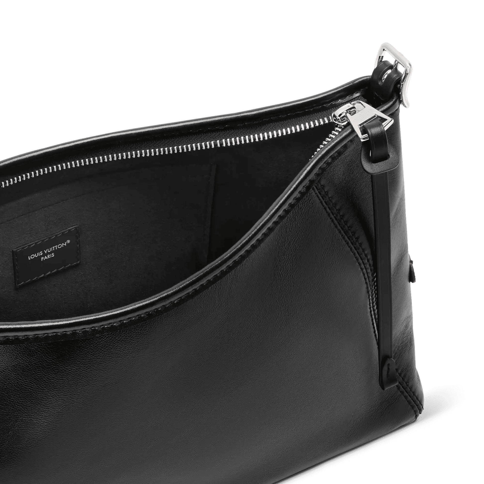 Women's CarryAll East West Black Lamb Leather Crossbody Bag M28160
