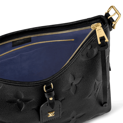 Women's CarryAll PM Black Monogram Empreinte Leather Hobo Bag M46288