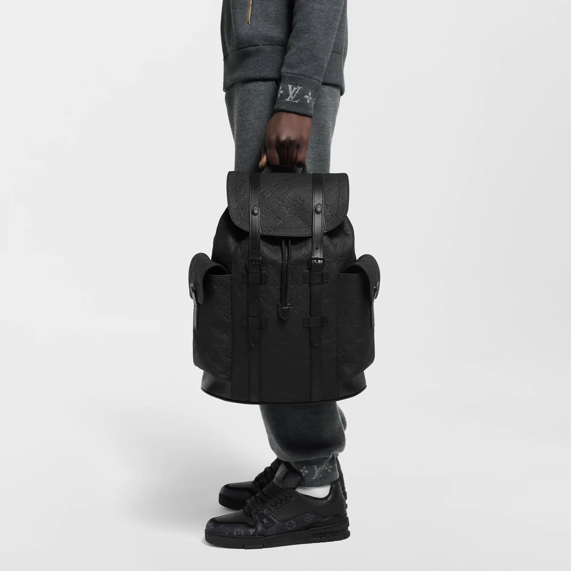 Men's Christopher MM Backpack Monogram Taurillon Leather